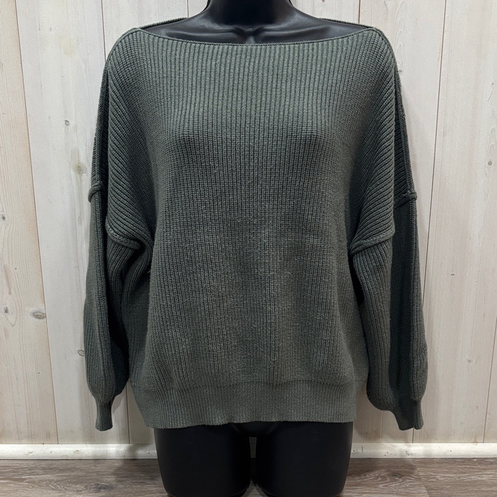 &Merci Women's Olive Green Sweater size S
